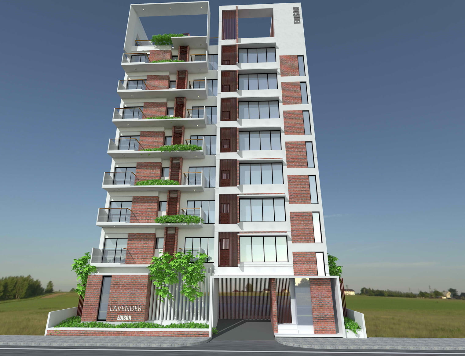 Edison Lavender comfort Apartment in Bashundhara R/A Edison Real Estate